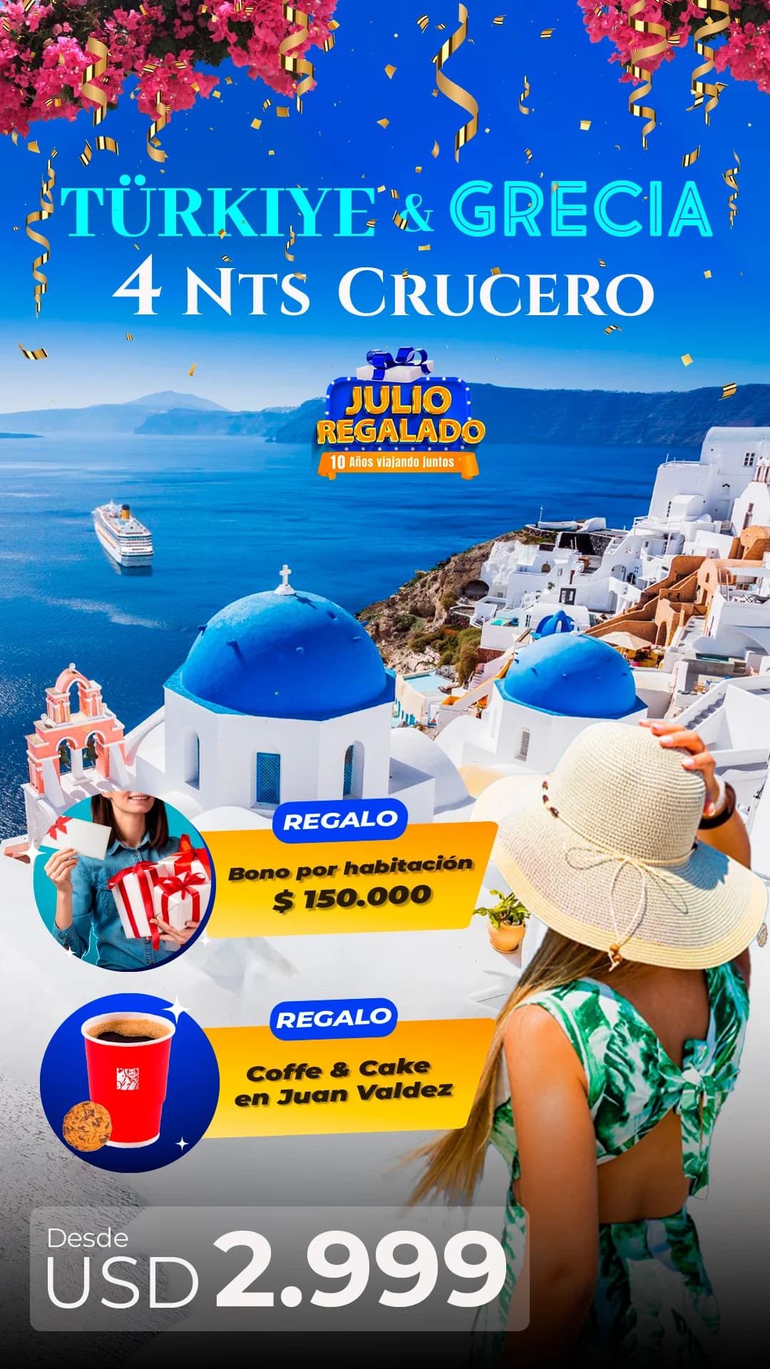 MTC - 28588 TURQUIA Y GRECIA 4NTS CRUCERO OCTUBRE