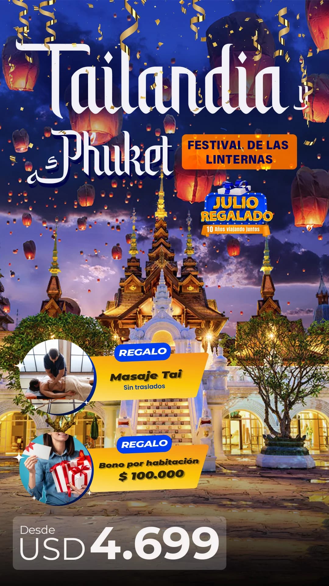 MTC - 31644 TAILANDIA Y PHUKET ( Festival de Luces)
