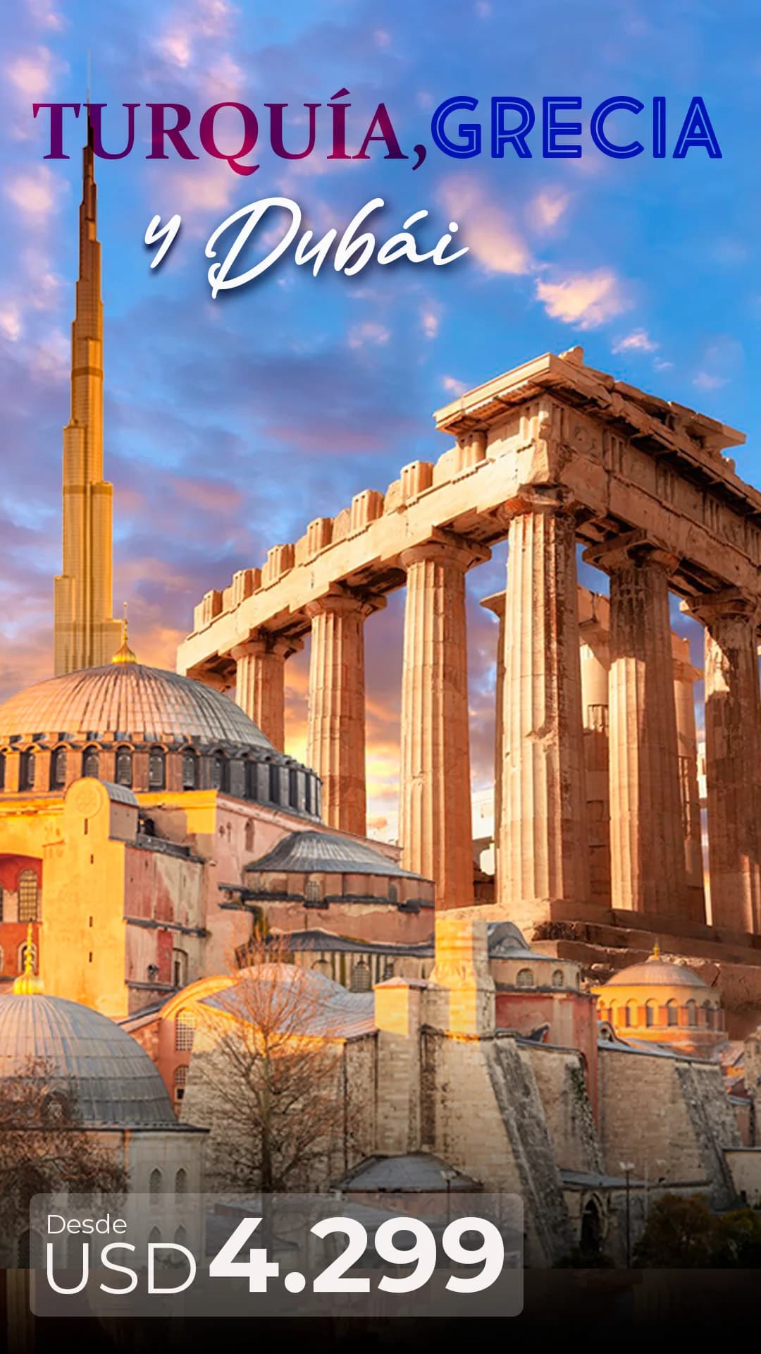 MTC - 28593 TURQUIA, GRECIA CON ATENAS Y DUBÁI