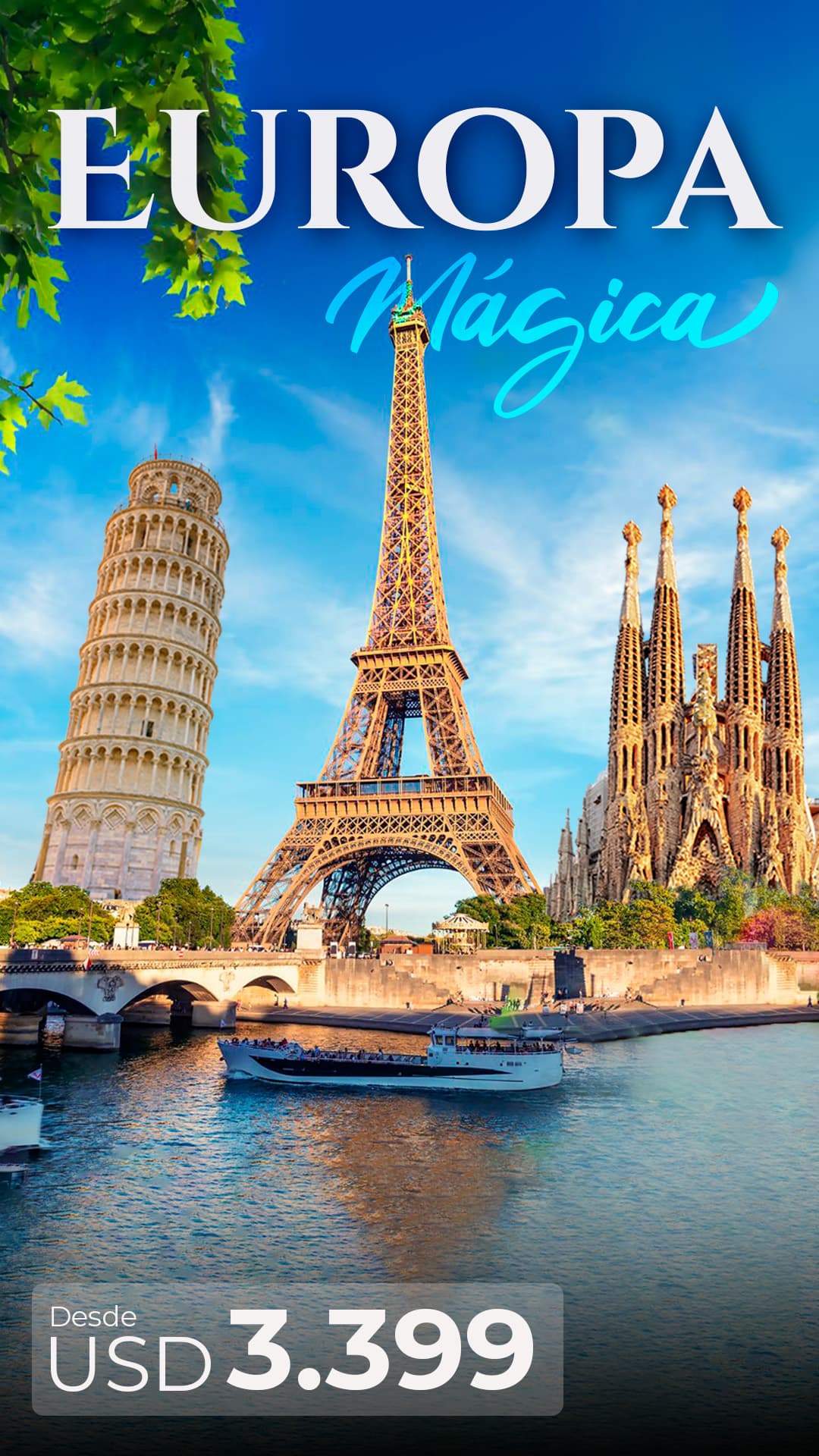 MTC - 18574 MEGA EUROPA MÁGICA con AVIANCA