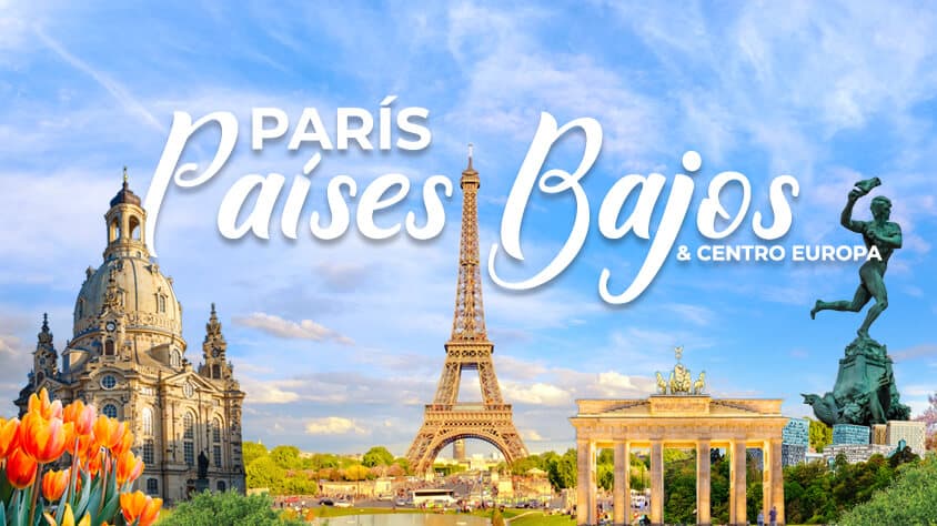 ECO MADRID, PARÍS, ÁMSTERDAM  Y CRUCERO POR EL RHIN